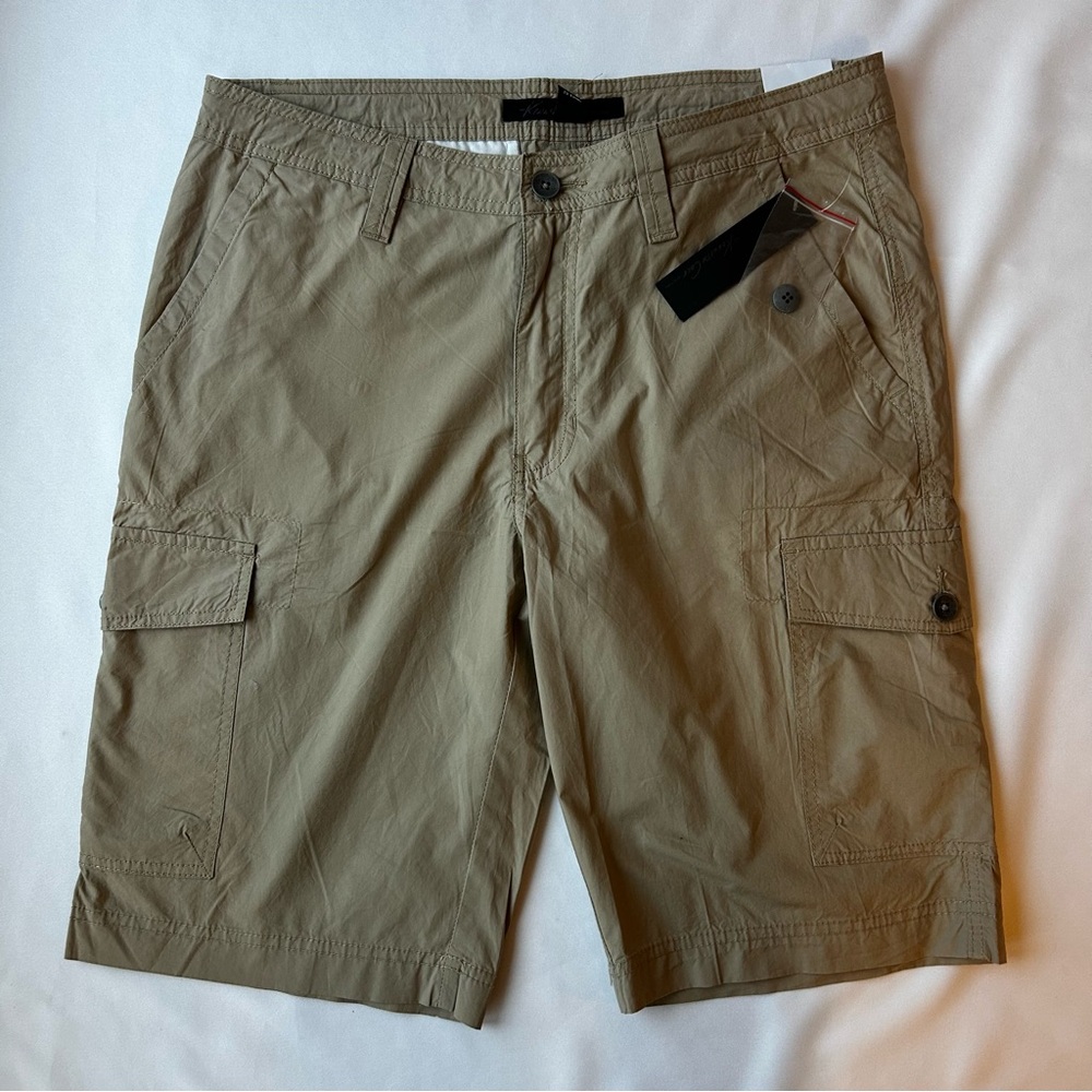 Kenneth Cole Men's Khaki Cargo Shorts